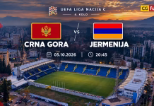 Podgorica će da GRMI: Ostalo još svega stotinak ulaznica za Crna Gora – Jermenija